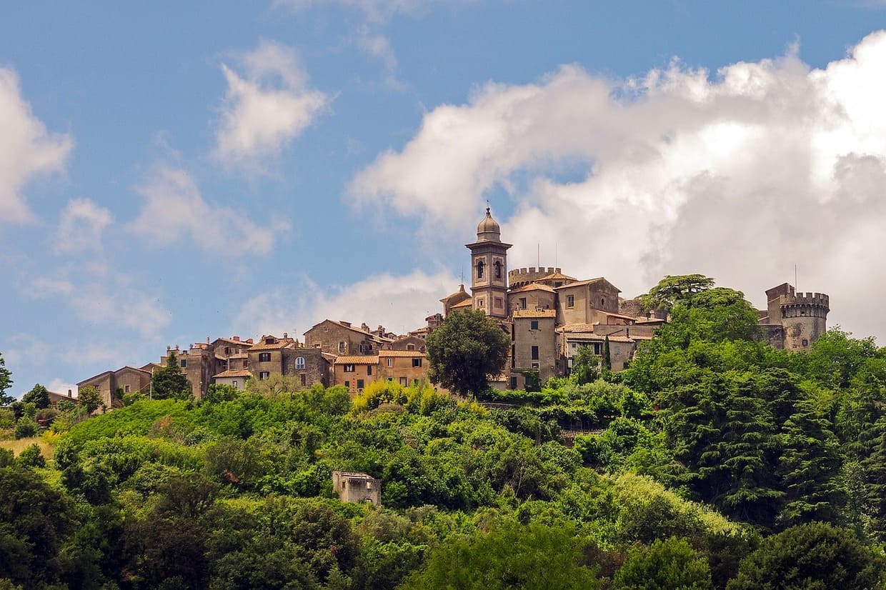 panoramica sul borgo di Bracciano