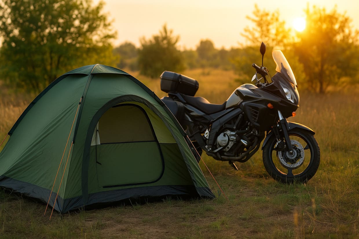 Come Scegliere la Tenda da Campeggio per un Viaggio in Moto